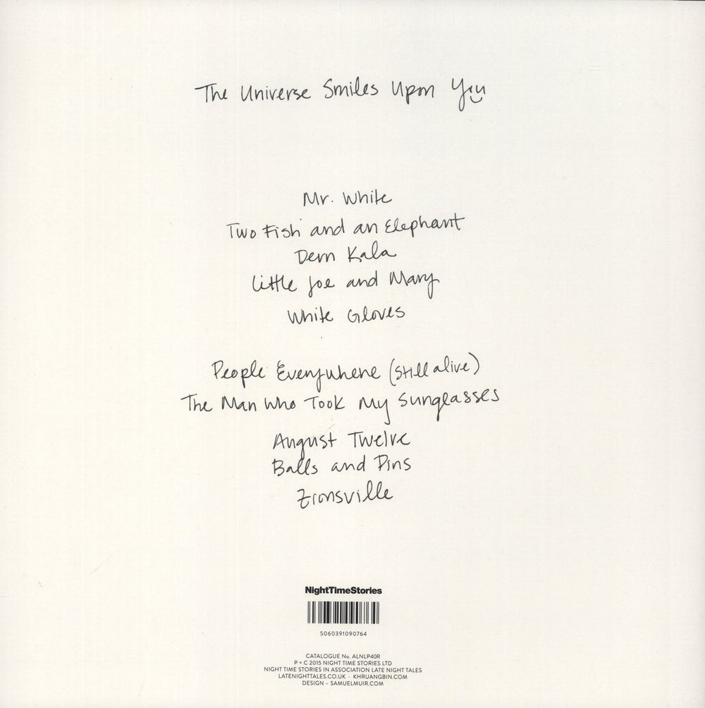 Khruangbin The Universe Smiles Upon You - 180gm UK vinyl LP album (LP record) 5060391090764