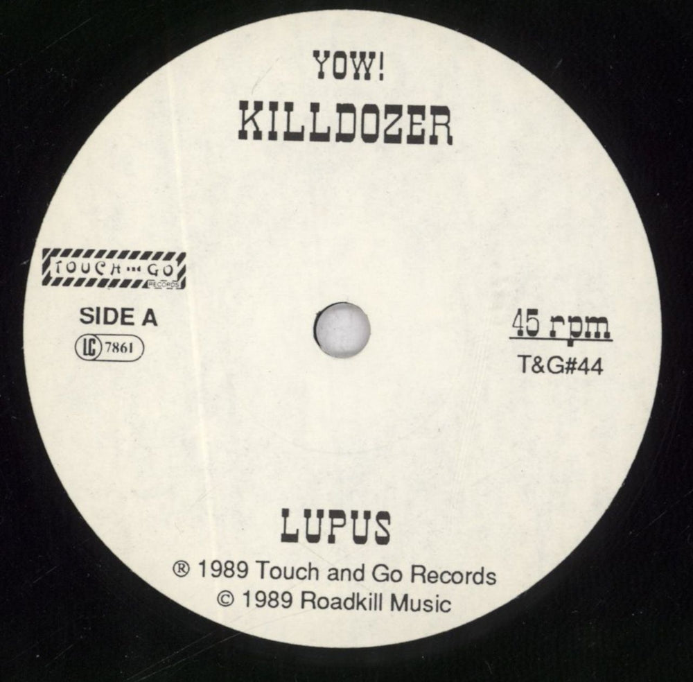 Killdozer Lupus UK 7" vinyl single (7 inch record / 45) KIZ07LU442343