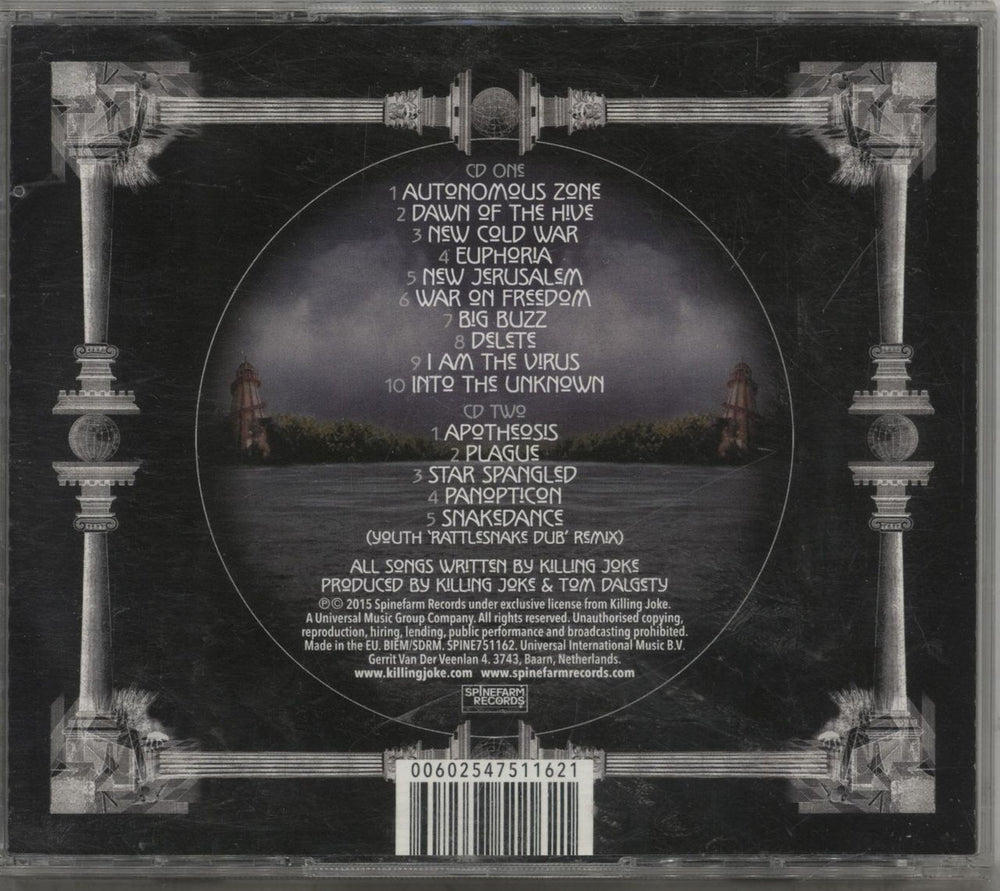 Killing Joke Pylon - Deluxe Edition UK 2 CD album set (Double CD) 602547511621