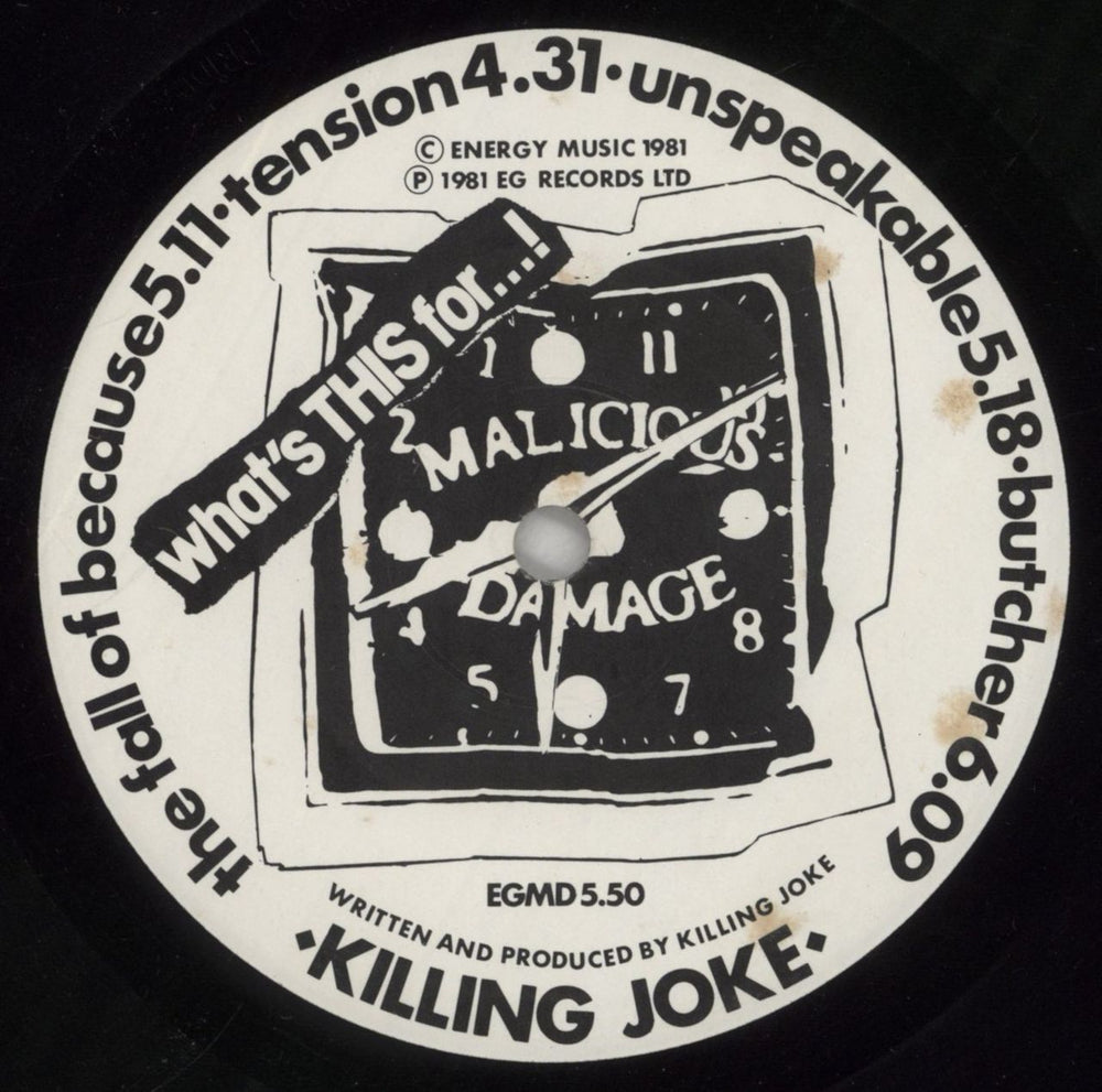 Killing Joke What's This For...! UK vinyl LP album (LP record) KILLPWH127174