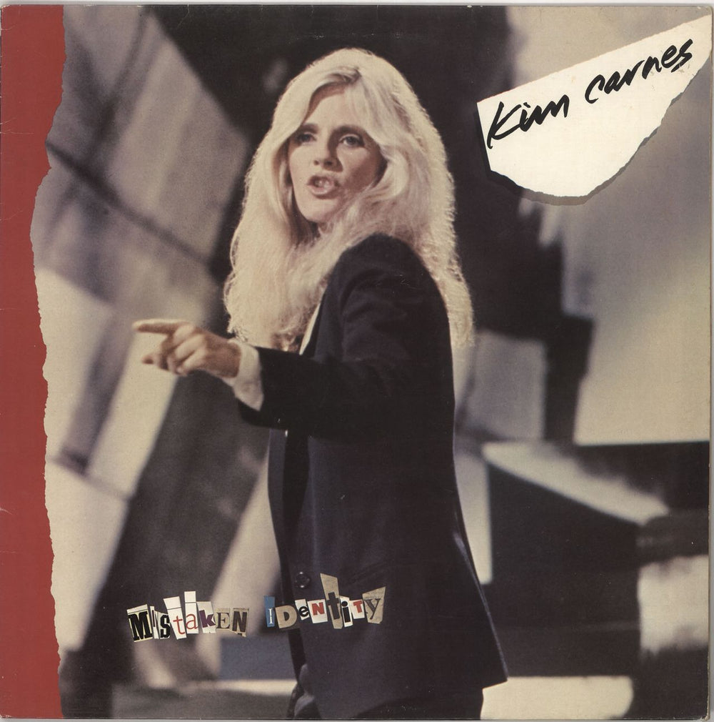 Kim Carnes Mistaken Identity UK vinyl LP album (LP record) AML3018