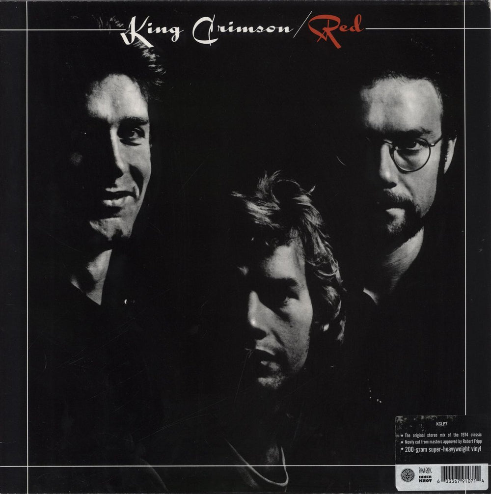 King Crimson Red - 200 Gram Vinyl UK vinyl LP album (LP record) KCLP7