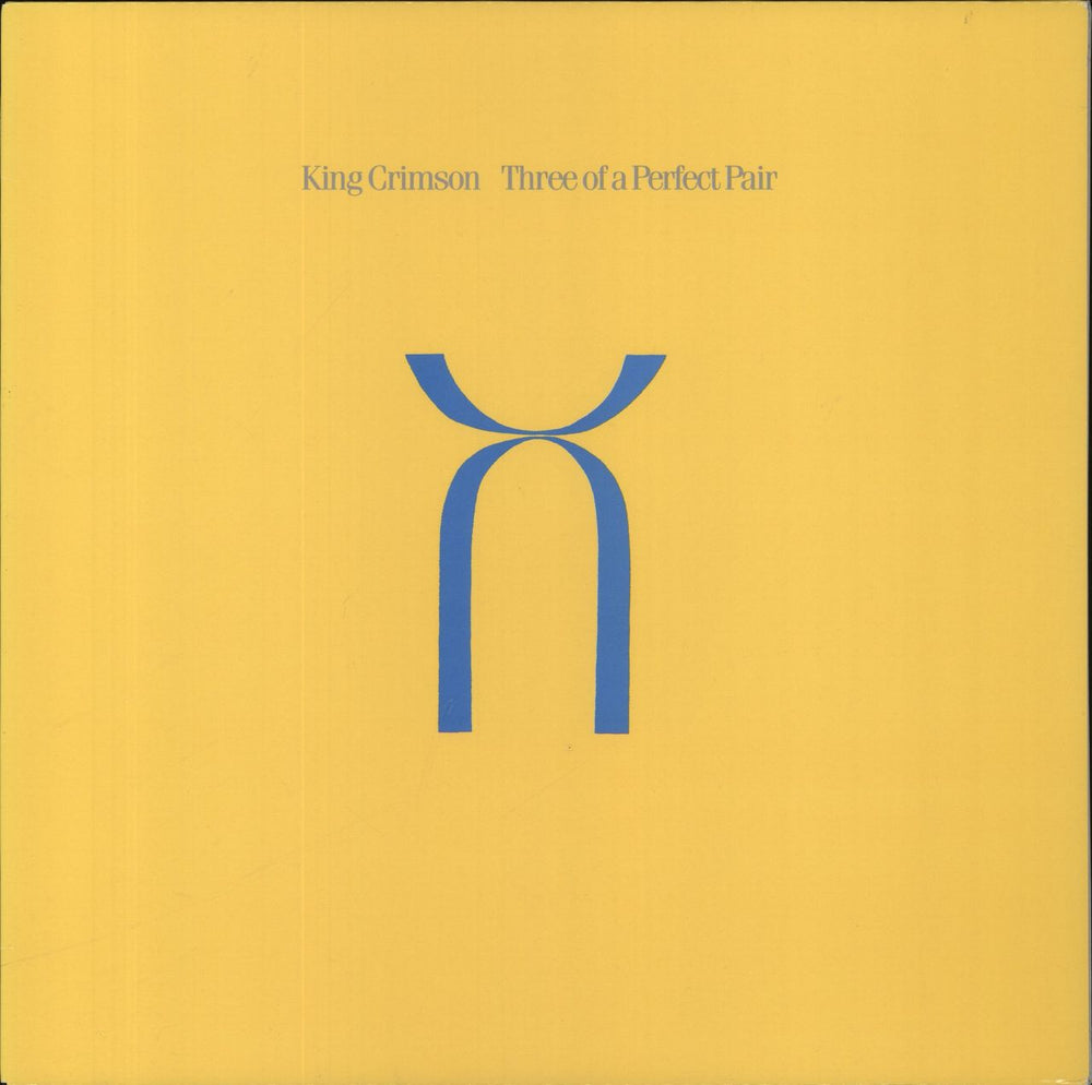 King Crimson Three Of A Perfect Pair - 200 Gram Super Heavyweight Vinyl UK vinyl LP album (LP record) KCLP10