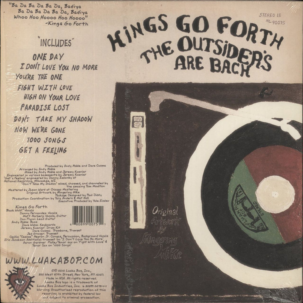 Kings Go Forth The Outsiders Are Back US vinyl LP album (LP record) 680899007511