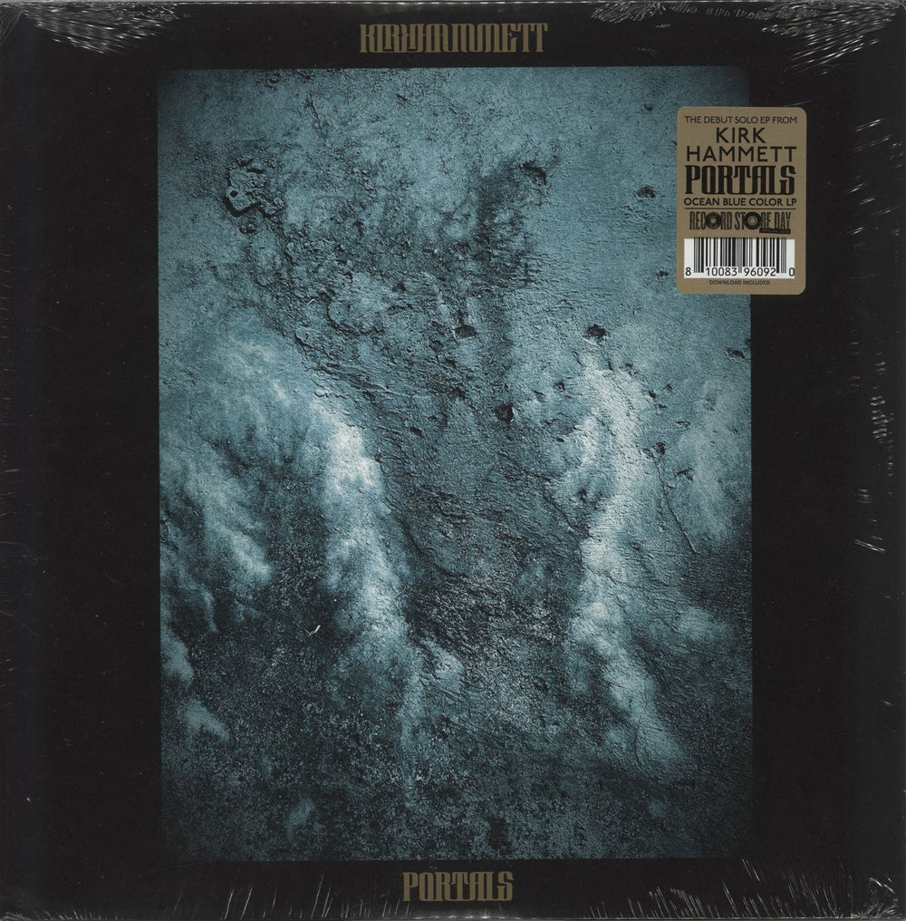 Kirk Hammett Portals - Ocean Blue Vinyl - RSD22 - Sealed US 12" vinyl single (12 inch record / Maxi-single) BLCKND054-1