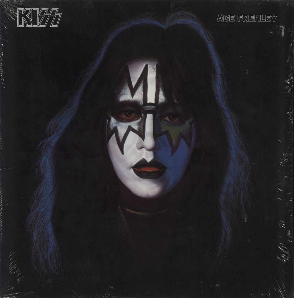Kiss Ace Frehley  - Shrink US vinyl LP album (LP record) NBLP7121
