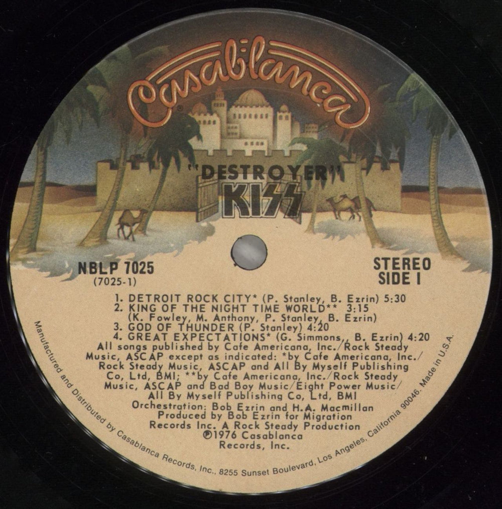 Kiss Destroyer US vinyl LP album (LP record) KISLPDE879196