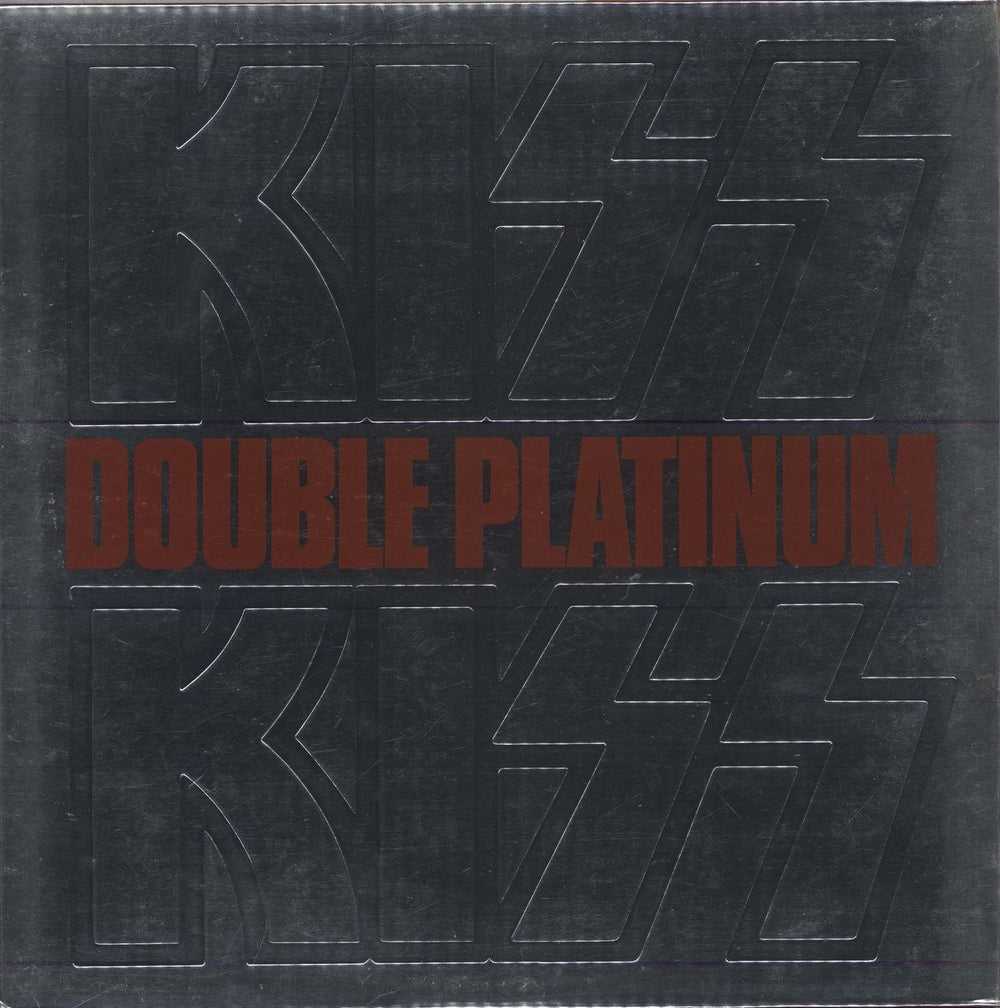 Kiss Double Platinum - Complete + Advert Japanese 2-LP vinyl record set (Double LP Album)