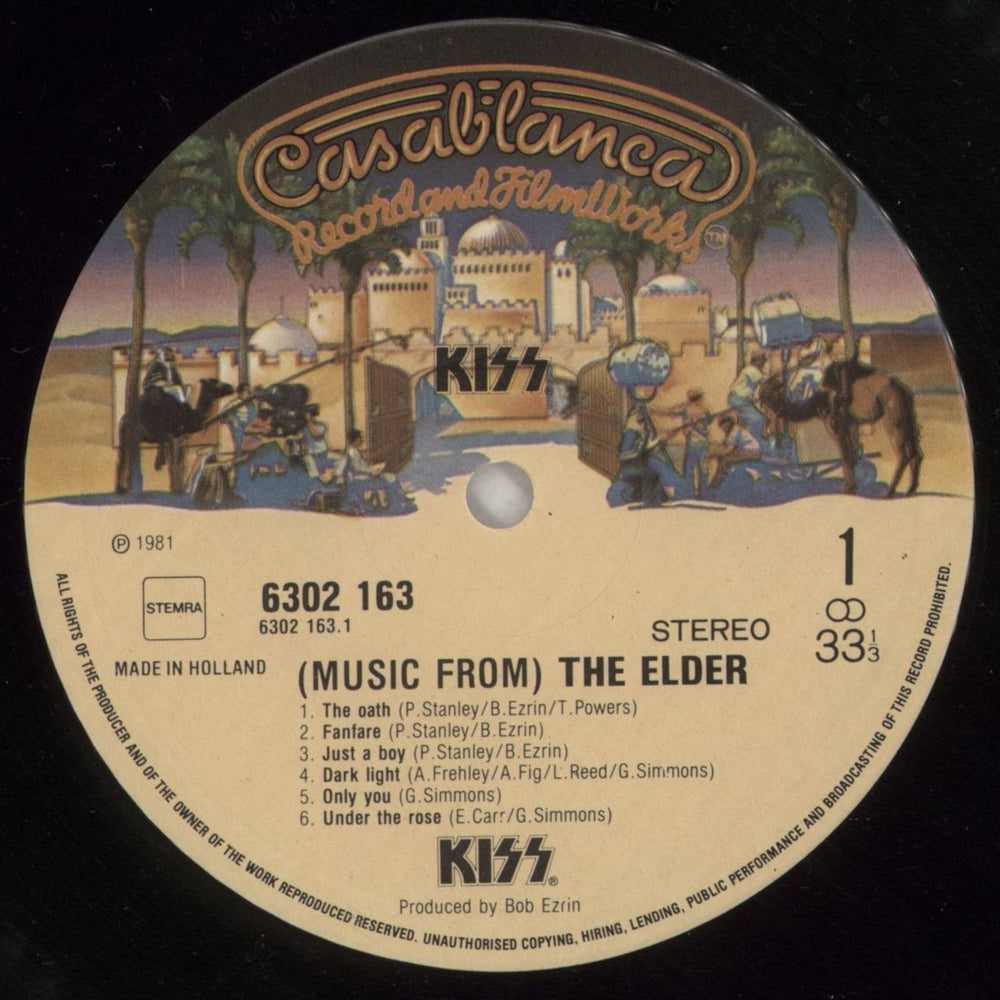 Kiss Music From The Elder Dutch vinyl LP album (LP record) KISLPMU880432