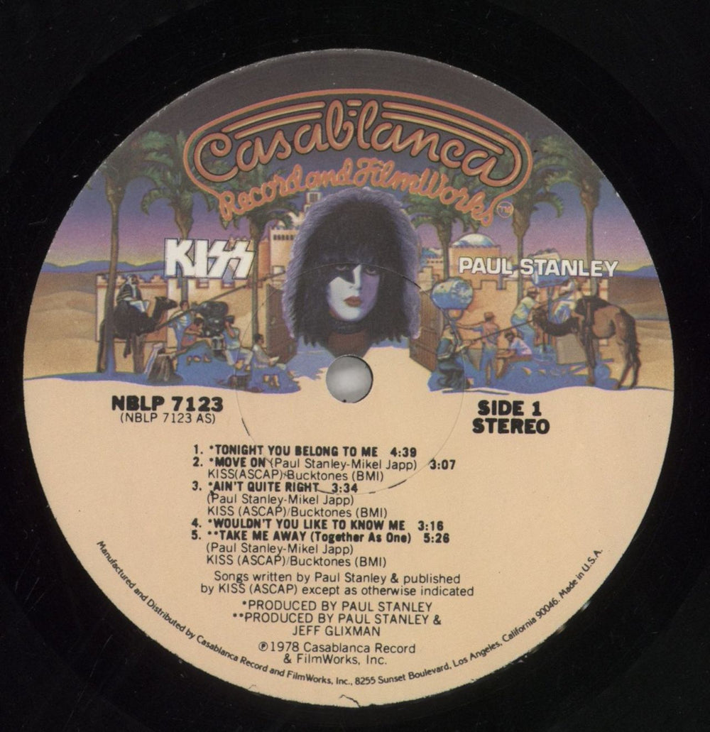 Kiss Paul Stanley + Mural Poster - Shrink US vinyl LP album (LP record) KISLPPA860896