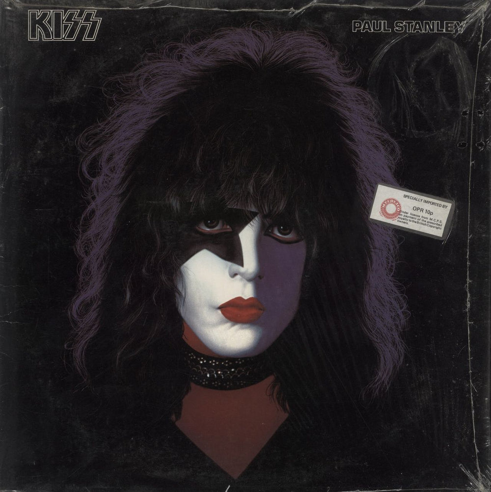 Kiss Paul Stanley + Mural Poster - Shrink US vinyl LP album (LP record) NBLP7123