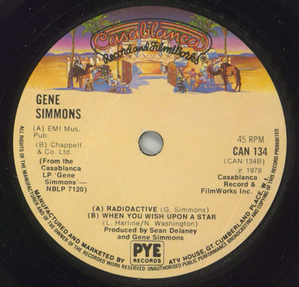 Kiss Radioactive UK 7" vinyl single (7 inch record / 45) KIS07RA849825