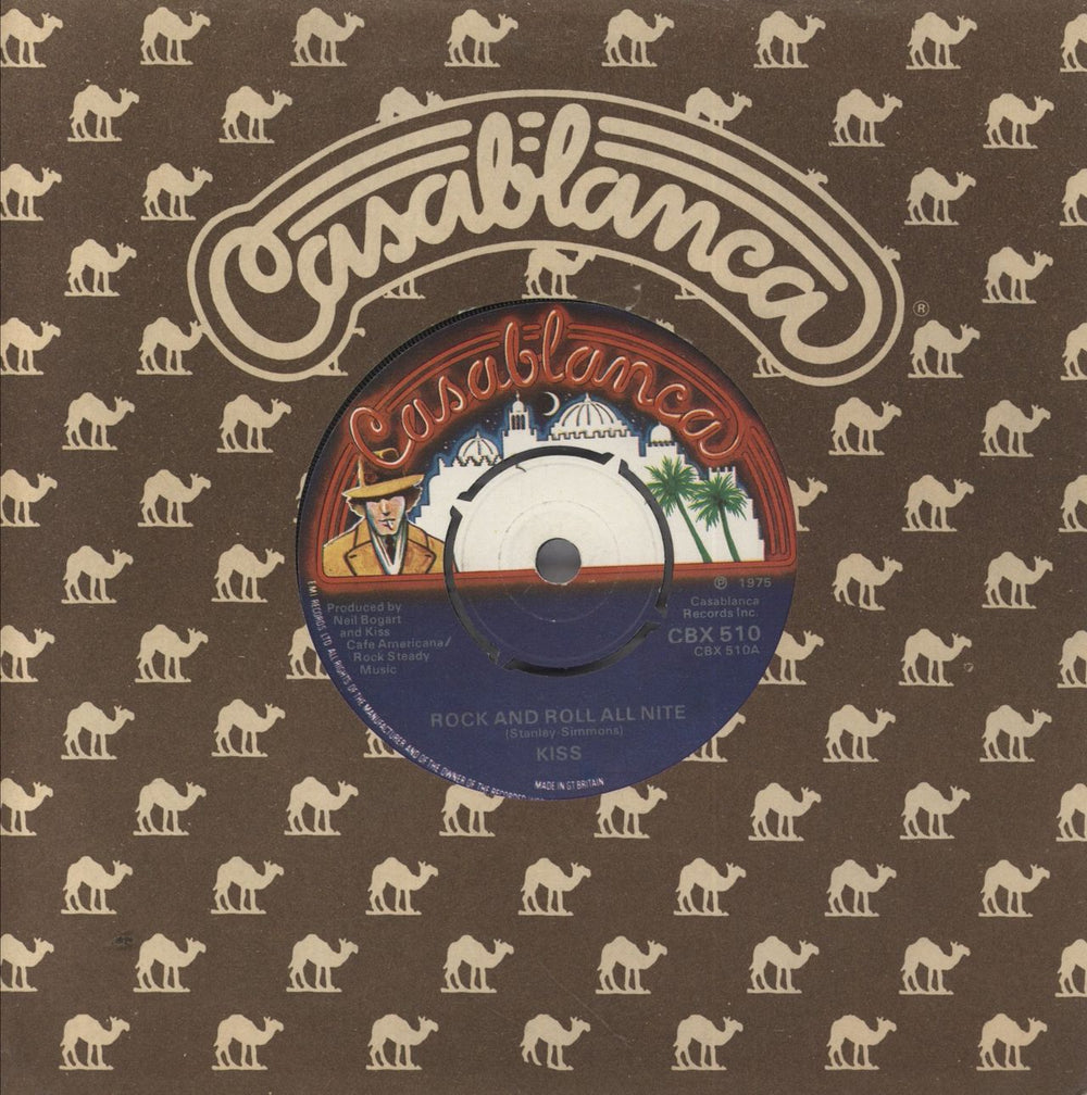 Kiss Rock And Roll All Nite UK 7" vinyl single (7 inch record / 45) CBX510