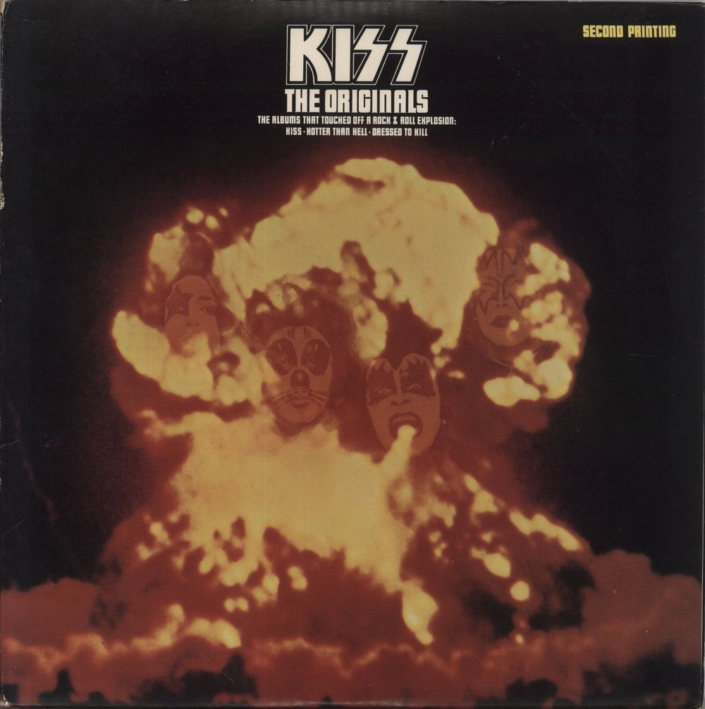 Kiss The Originals - Second Printing US vinyl LP album (LP record) NBLP70323