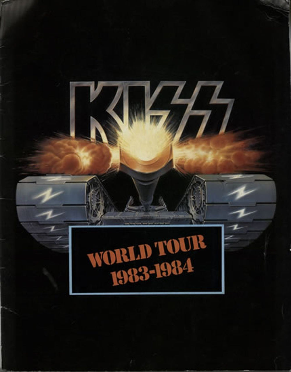 Kiss World Tour 1983-1984 UK tour programme TOUR PROGRAMME