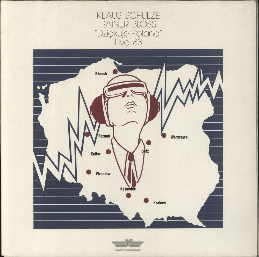 Klaus Schulze Dziekuje Poland Live 83 German 2-LP vinyl record set (Double LP Album) KS80.040/41