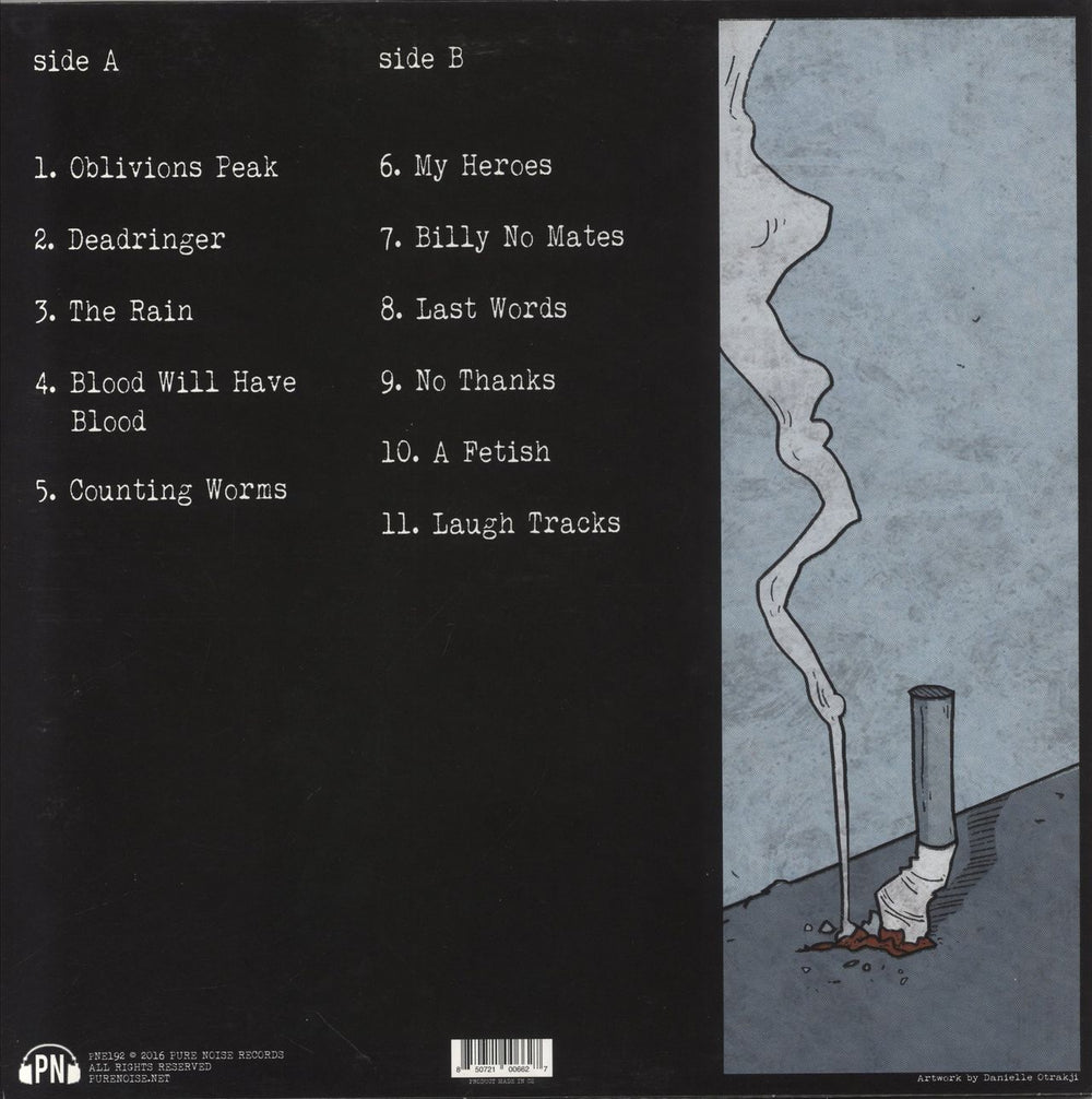 Knocked Loose Laugh Tracks - Black, Blue & White Smash Vinyl US vinyl LP album (LP record) 850721006627