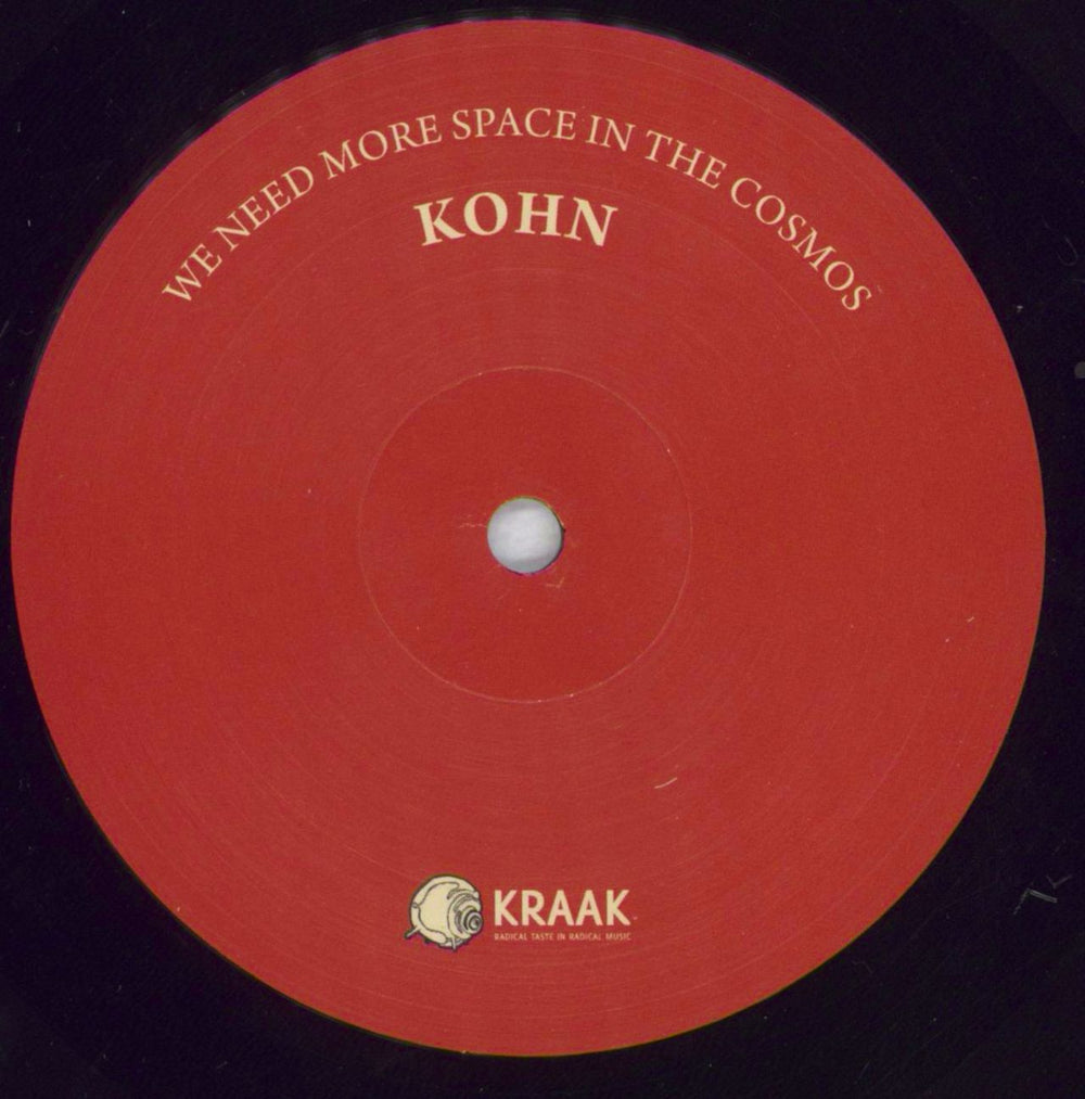 Köhn We Need More Space In The Cosmos Belgian vinyl LP album (LP record) 6DTLPWE826202