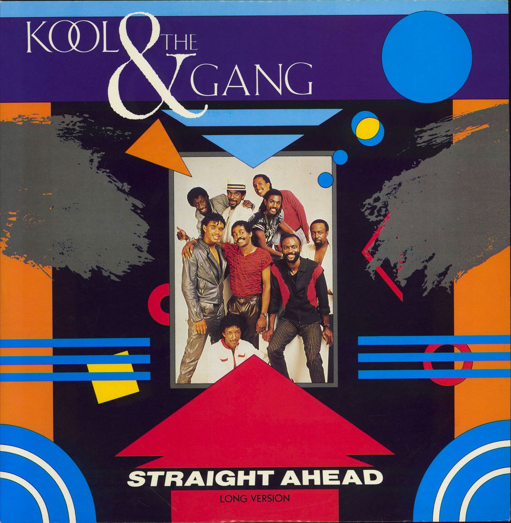 Kool & The Gang Straight Ahead - Long Version UK 12" vinyl single (12 inch record / Maxi-single) DEX15