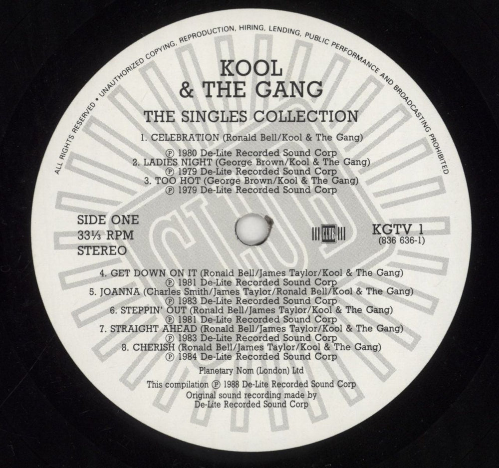 Kool & The Gang The Singles Collection UK vinyl LP album (LP record) KOOLPTH346095