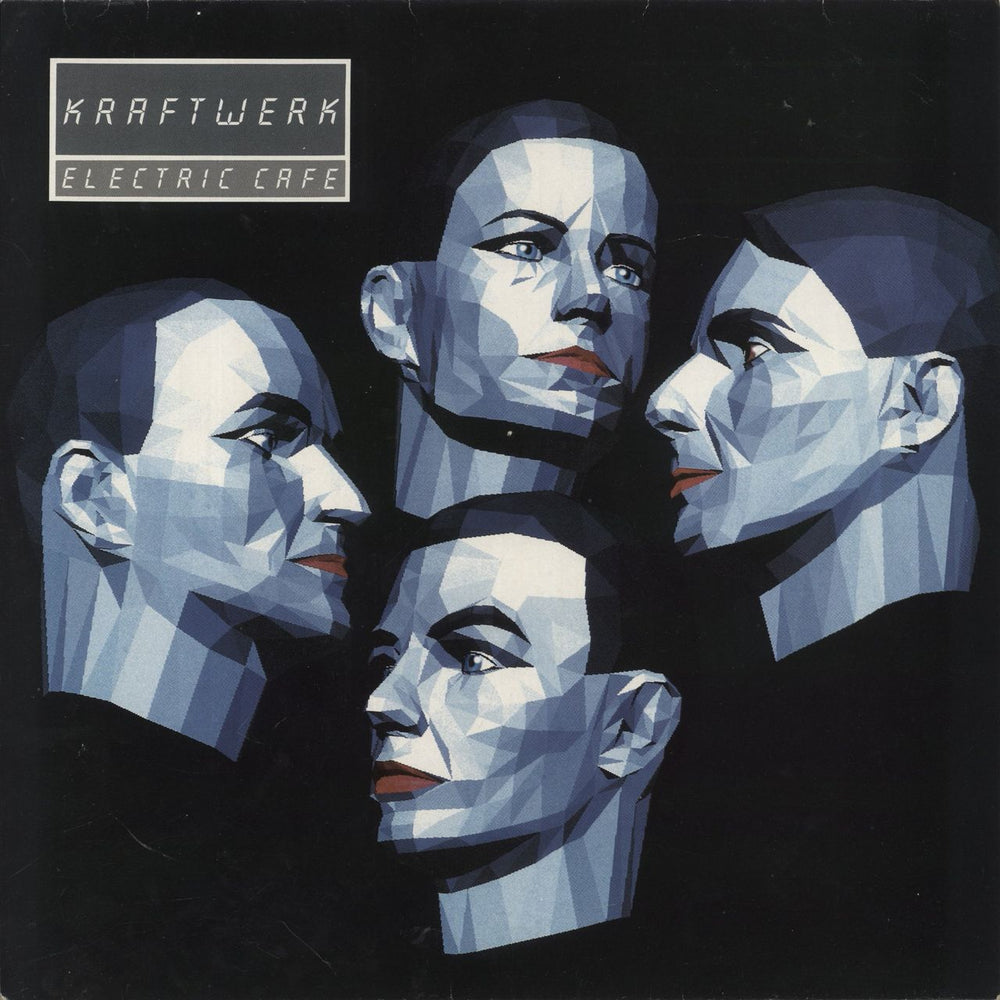 Kraftwerk Electric Cafe - VG UK vinyl LP album (LP record) EMD1001