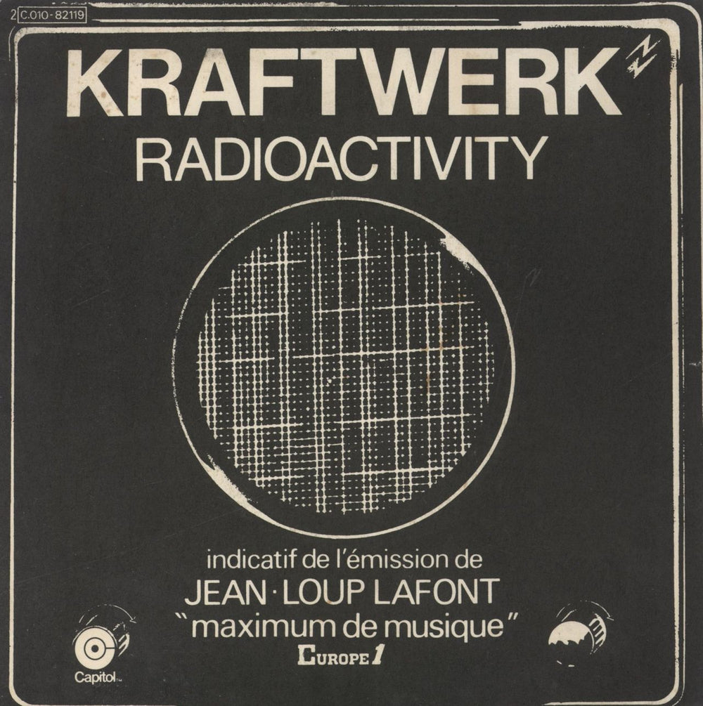 Kraftwerk Radioactivity - Sleeve Variant #3 French 7" vinyl single (7 inch record / 45) 2C010-82119