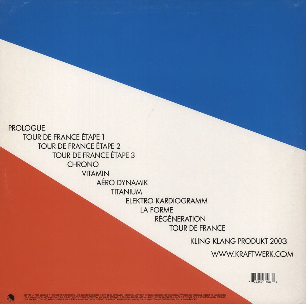 Kraftwerk Tour De France 2003 - EX UK 2-LP vinyl record set (Double LP Album) 724359170817