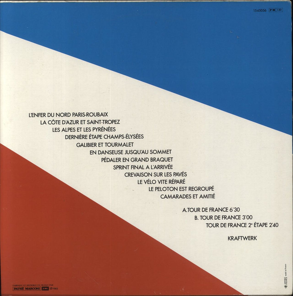 Kraftwerk Tour De France French Promo 12" vinyl single (12 inch record / Maxi-single)