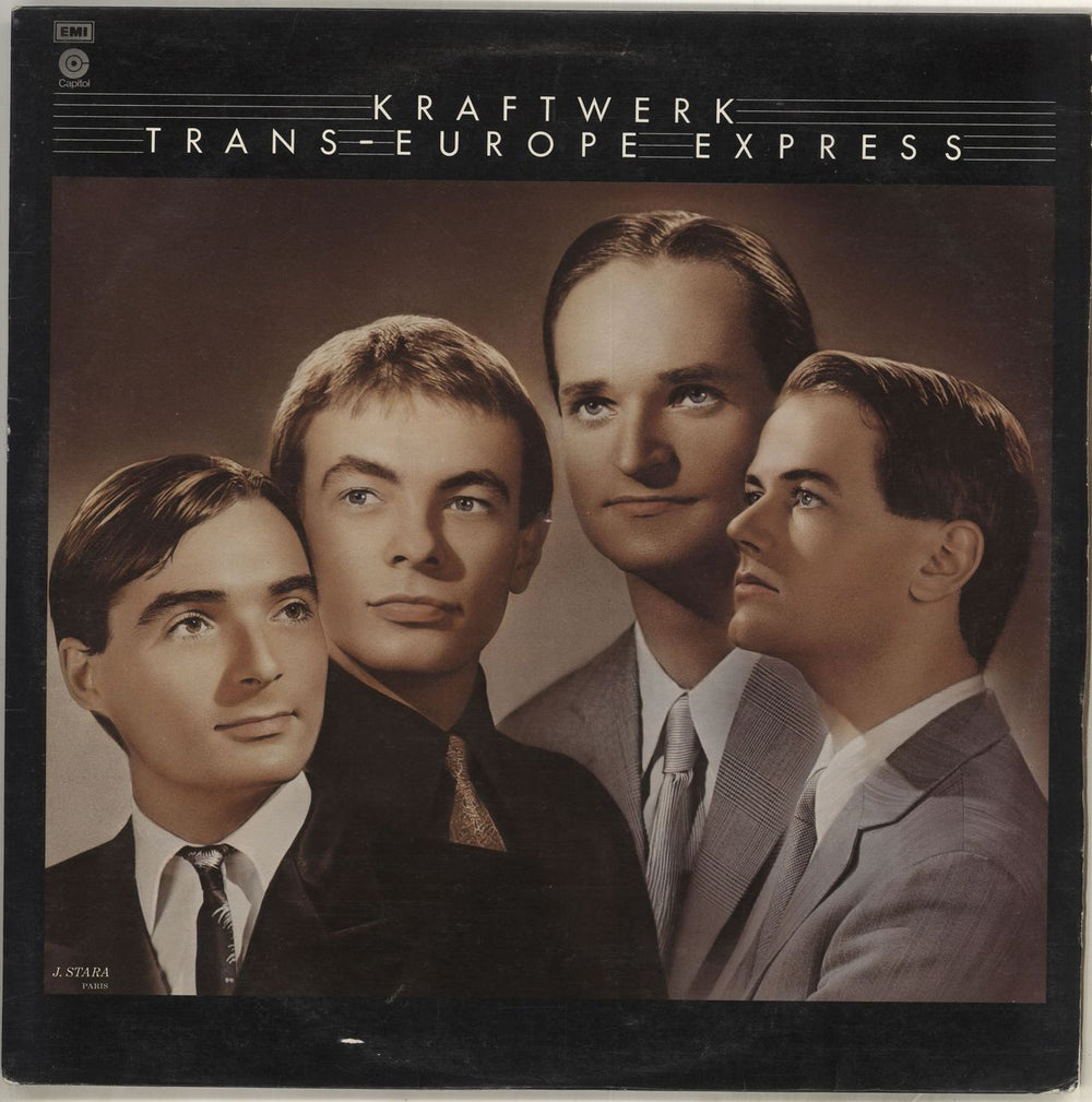 Kraftwerk Trans-Europe Express - 1st + Inner UK vinyl LP album (LP record) E-ST11603