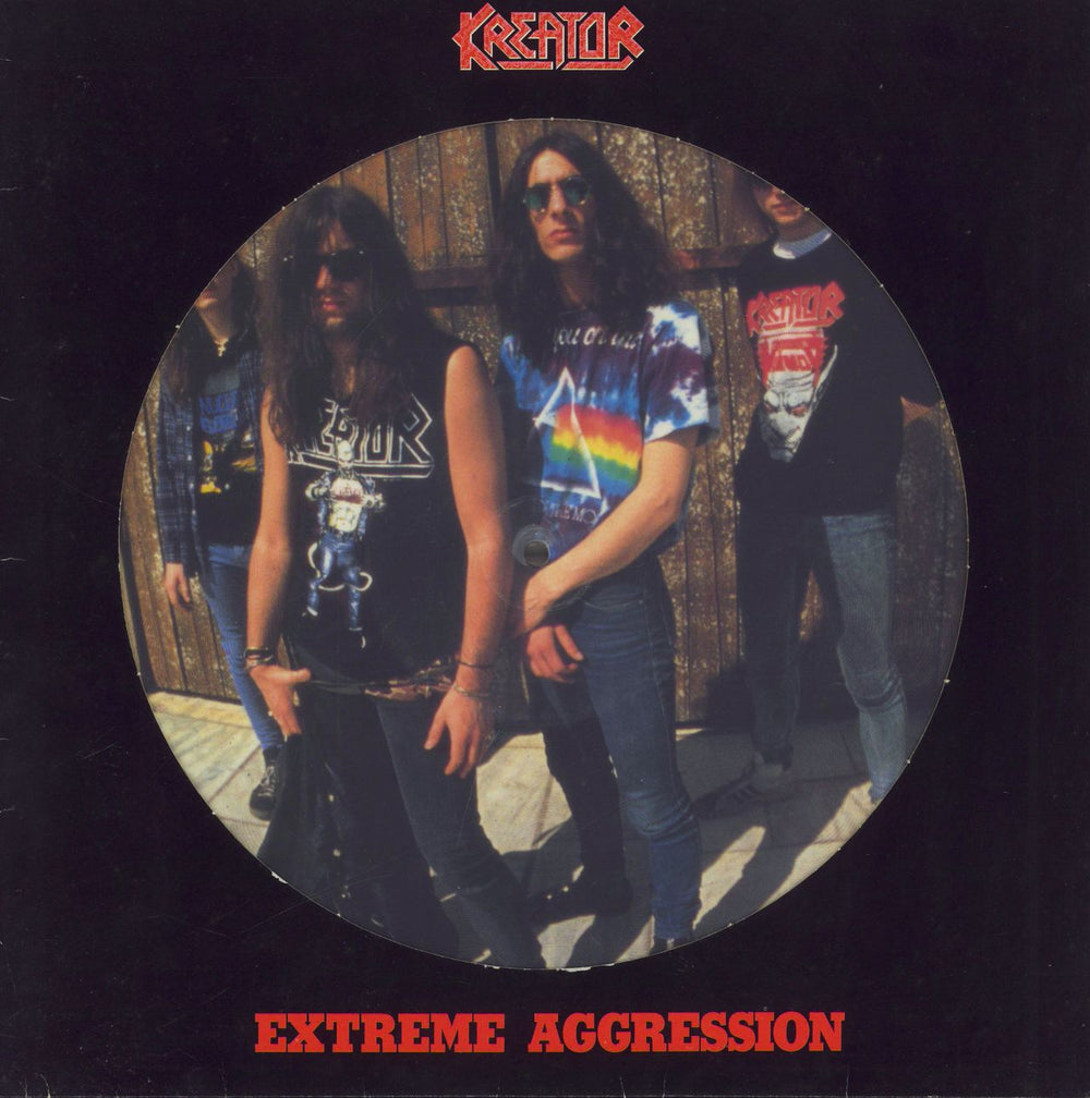 Kreator Extreme Aggression German picture disc LP (vinyl picture disc album) N0145-9