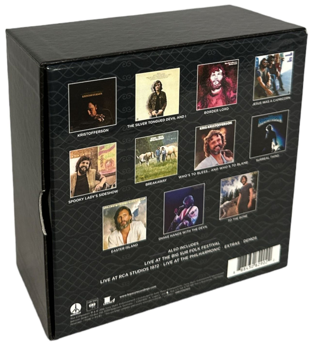 Kris Kristofferson The Complete Monument & Columbia Albums Collection US CD Album Box Set 888430829022