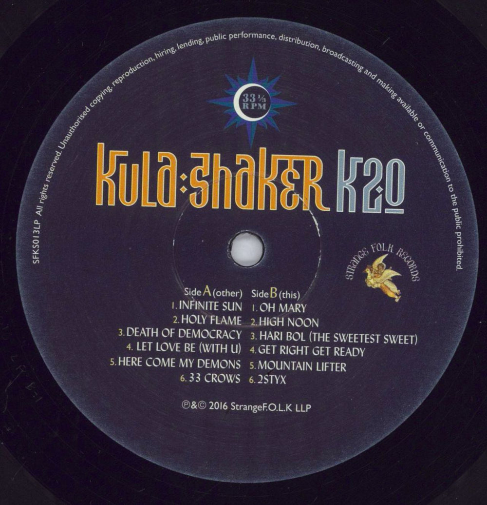 Kula Shaker K2.0 - 2nd UK vinyl LP album (LP record) KULLPKN831471
