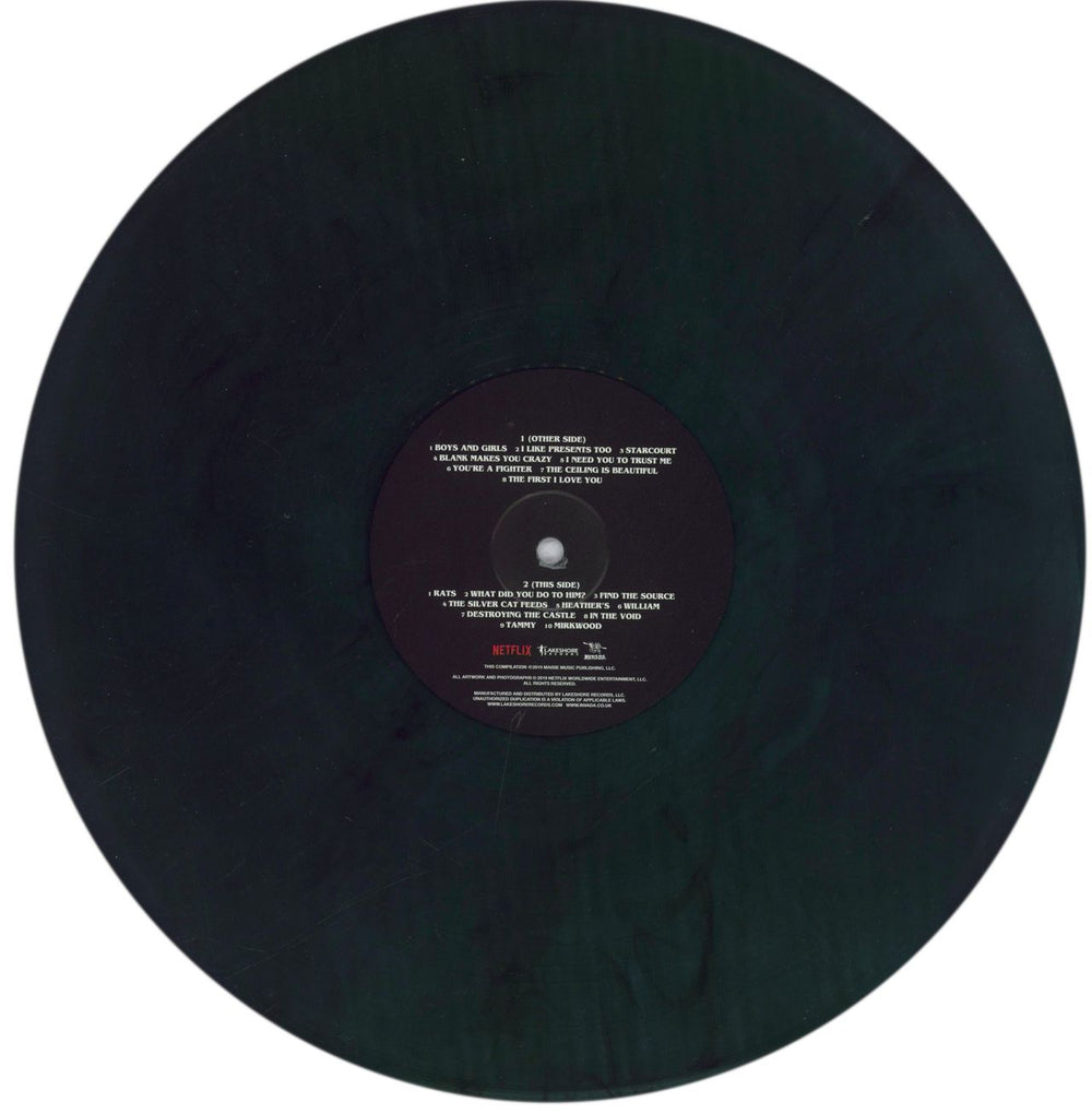 Kyle Dixon & Michael Stein Stranger Things 3 - 180gram Translucent Teal with Black Marble Vinyl UK 2-LP vinyl record set (Double LP Album) O1L2LST843163