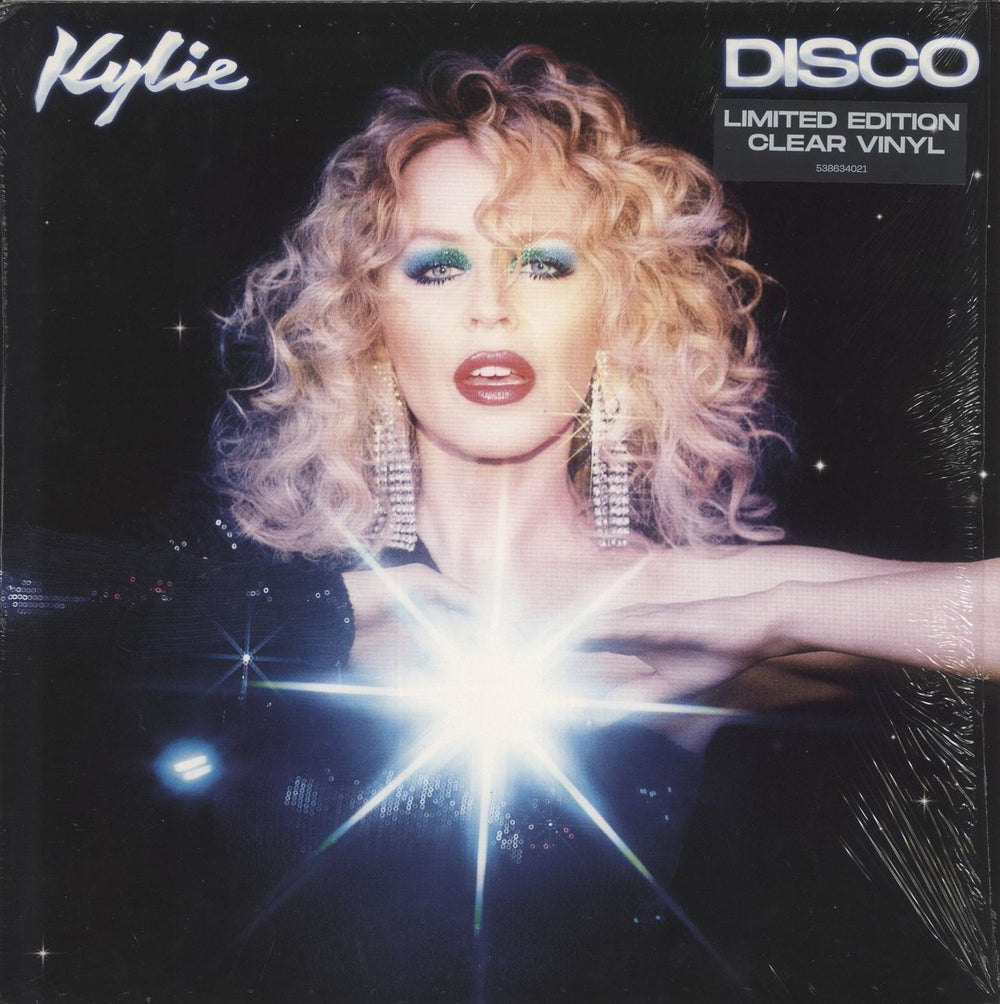 Kylie Minogue Disco - Clear Vinyl + Print UK vinyl LP album (LP record) 538634021