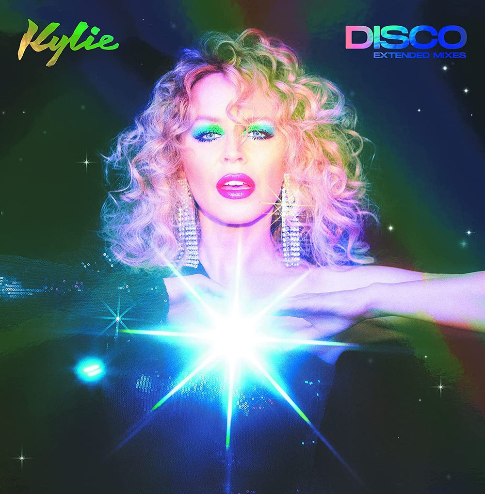 Kylie Minogue Disco: Extended Mixes - Purple Vinyl + Rainbow Laminate Sleeve - Sealed UK 2-LP vinyl record set (Double LP Album) 538695901