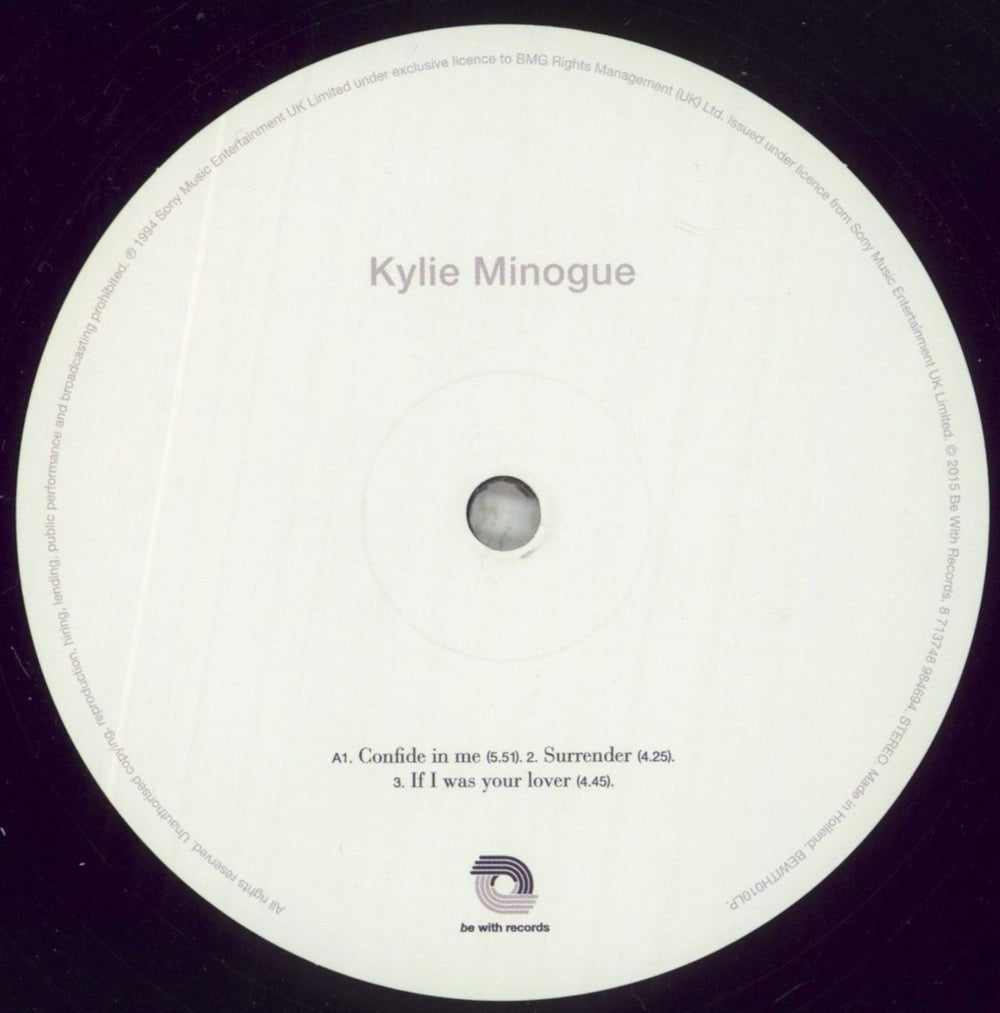 Kylie Minogue Kylie Minogue - 180gm Vinyl UK 2-LP vinyl record set (Double LP Album) KYL2LKY662997