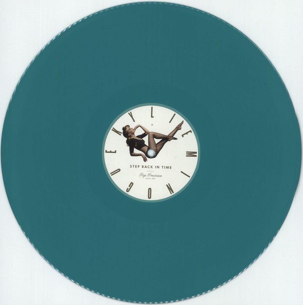 Kylie Minogue Step Back In Time: The Definitive Collection - Mint Green Vinyl + Opened Shrink UK 2-LP vinyl record set (Double LP Album) KYL2LST874730