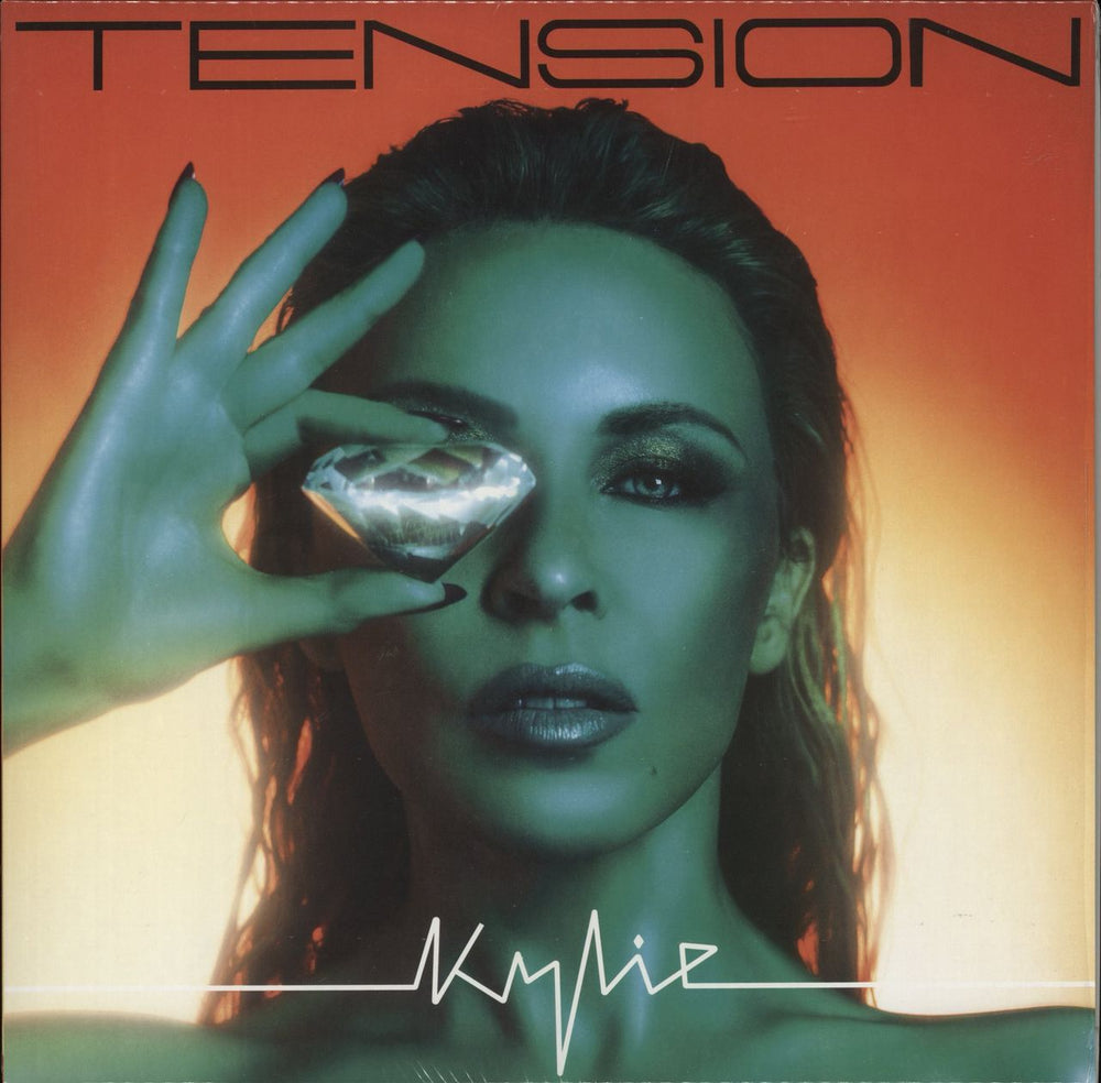 Kylie Minogue Tension - Webstore Exclusive + Autographed Print UK vinyl LP album (LP record) 538925691
