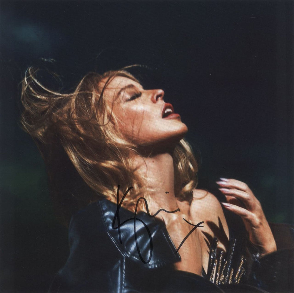Kylie Minogue Tension - Webstore Exclusive + Autographed Print UK vinyl LP album (LP record)