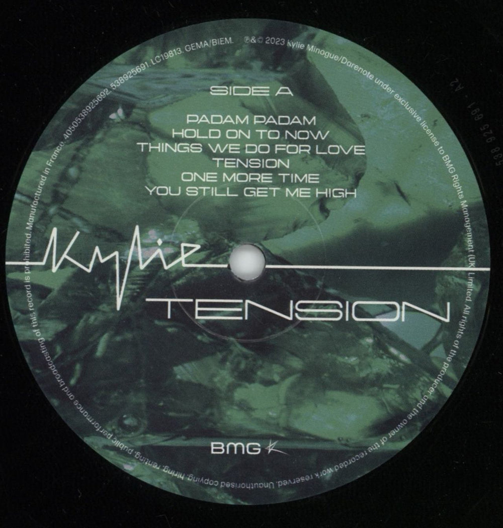 Kylie Minogue Tension - Webstore Exclusive + Autographed Print UK vinyl LP album (LP record) KYLLPTE878893