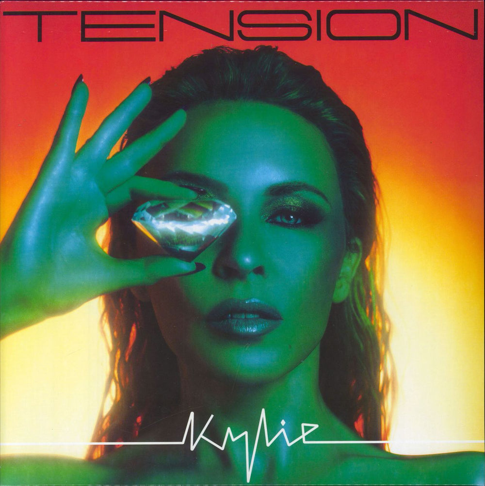 Kylie Minogue Tension: Webstore Exclusive - Sealed + Autographed Print UK vinyl LP album (LP record) 538925691