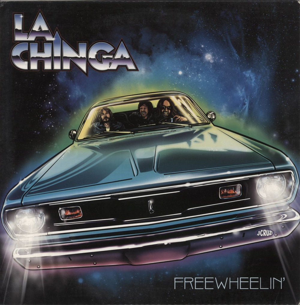 La Chinga Freewheelin - Blue Vinyl Canadian vinyl LP album (LP record) SS-157LP