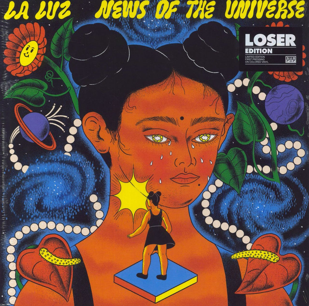 La Luz News Of The Universe - Orange Vinyl - Sealed UK vinyl LP album (LP record) SP1610