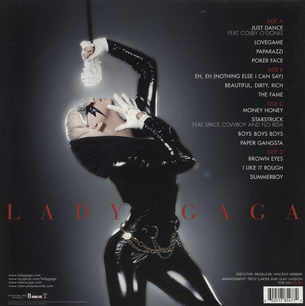 Lady Gaga The Fame US 2-LP vinyl record set (Double LP Album) 602517854772