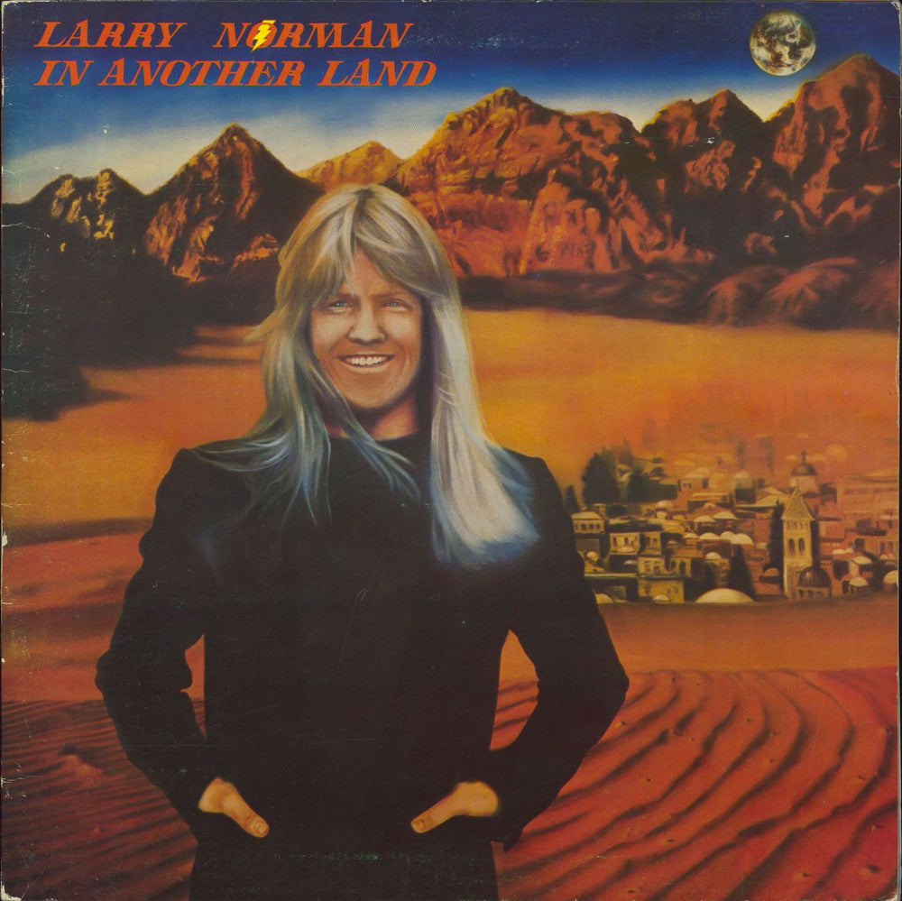 Larry Norman In Another Land UK vinyl LP album (LP record) ROCKY1