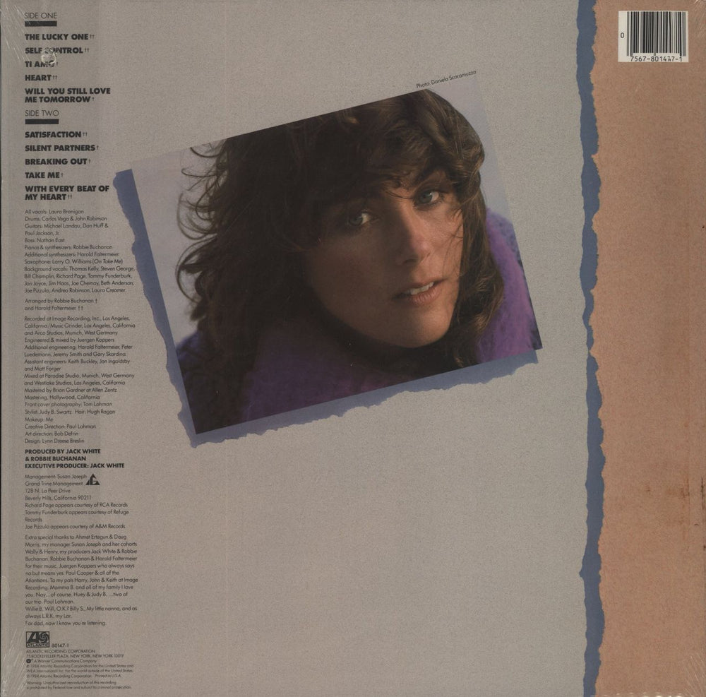 Laura Branigan Self Control - Sealed US vinyl LP album (LP record) 075678014710