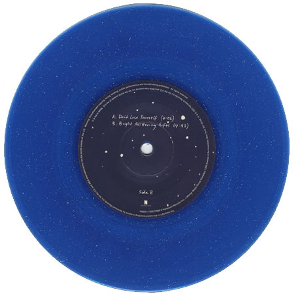 Laura Veirs Don't Lose Yourself - Blue Vinyl UK 7" vinyl single (7 inch record / 45) LVA07DO393883