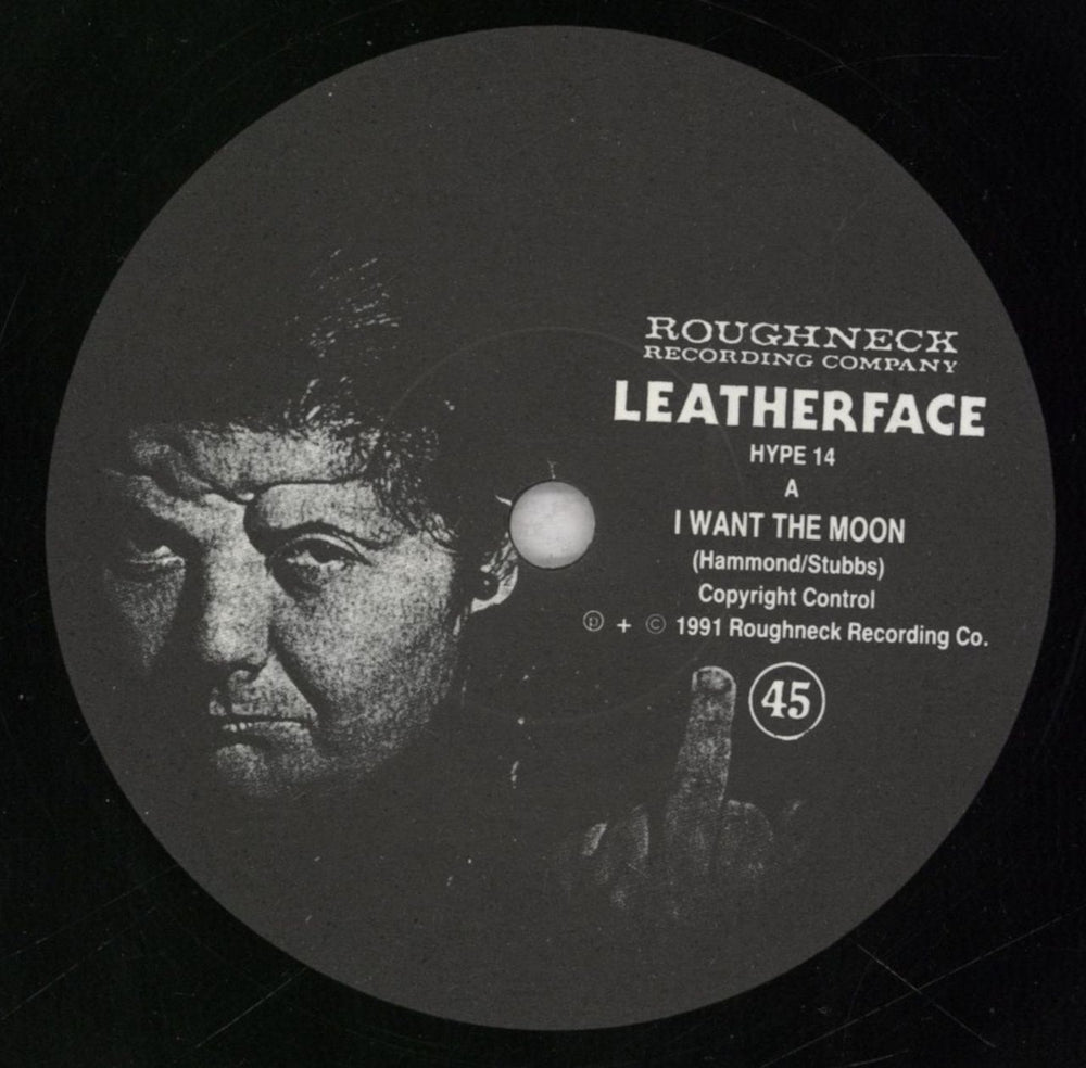 Leatherface I Want The Moon UK 7" vinyl single (7 inch record / 45) LPK07IW841229