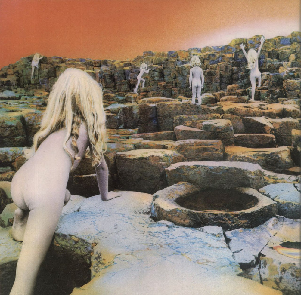 Led Zeppelin Houses Of The Holy - 1st + Bellyband - VG UK vinyl LP album (LP record)