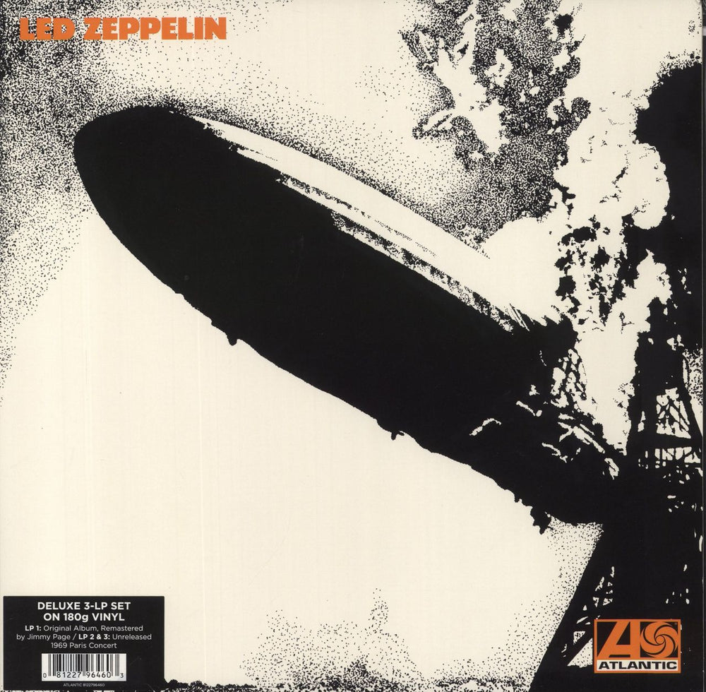 Led Zeppelin Led Zeppelin: Deluxe Edition - 180gm Vinyl - EX UK 3-LP vinyl record set (Triple LP Album) 8122796460